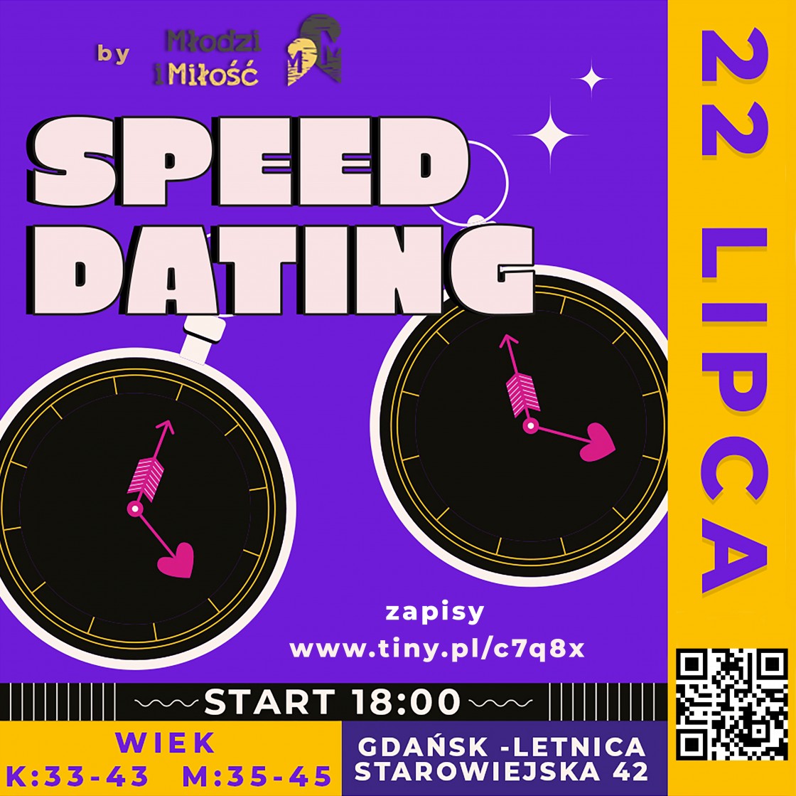 Speed Dating 22 lipca
